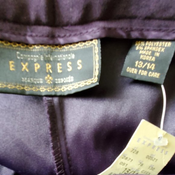 EXPRESS VINTAGE Plum Sweater and Pants - Picture 13 of 13